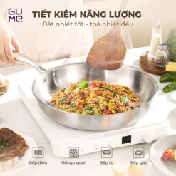 Chảo Inox nguyên khối Gume 18/10