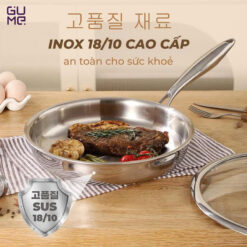 Chảo Inox nguyên khối Gume 18/10 GPS