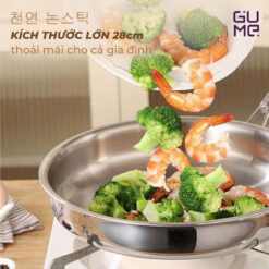 Chảo Inox nguyên khối Gume 18/10 GPS