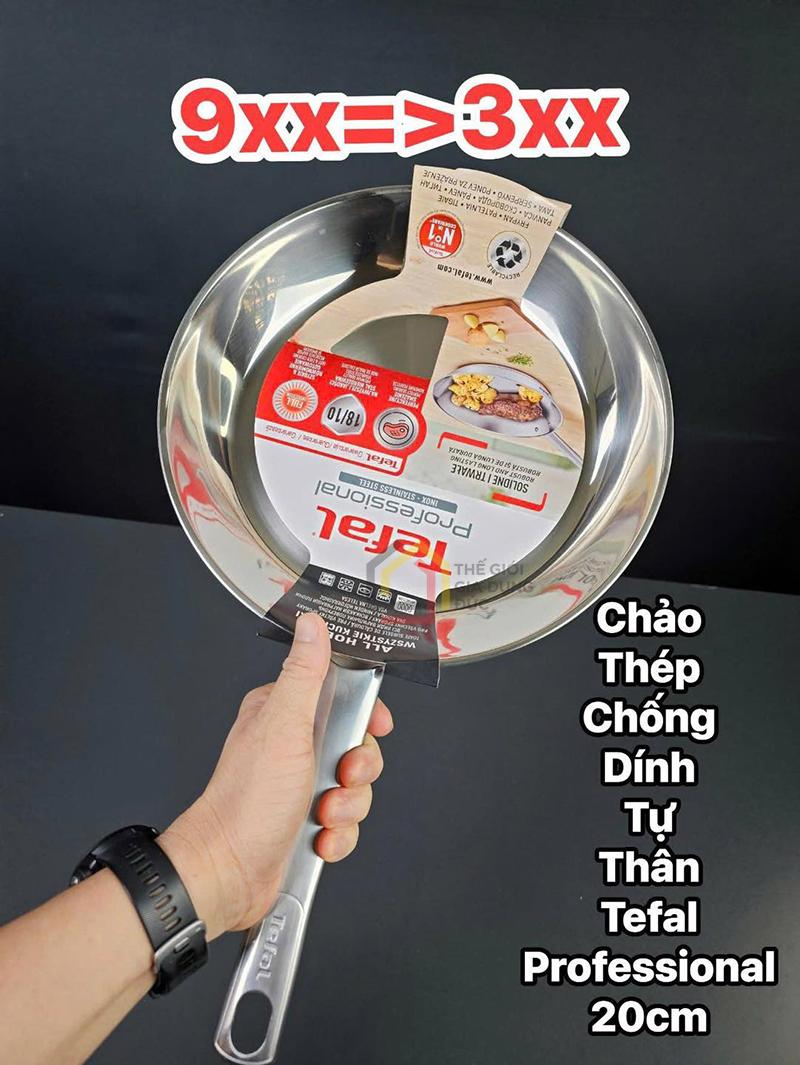 chao-thep-chong-dinh-tu-than-tefal-20cm Chảo thép chống dính tự thân Tefal 20cm