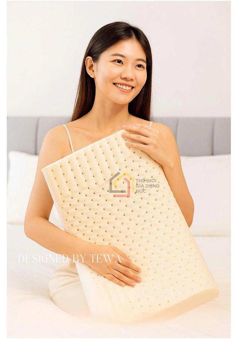 goi-cao-su-thien-nhien-tewa-japan5 Gối cao su thiên nhiên TEWA Japan