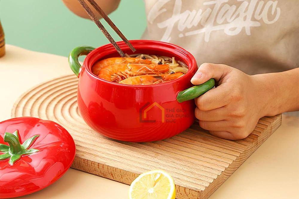 Hũ sứ cà chua 2,8L EU Decor siêu xịn xò