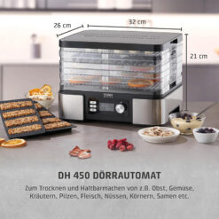 Máy sấy hoa quả CASO DH 450