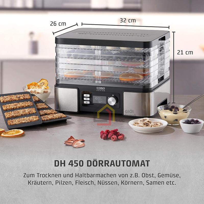 may-say-hoa-qua-caso-dh-450 (3) Máy sấy hoa quả CASO DH 450