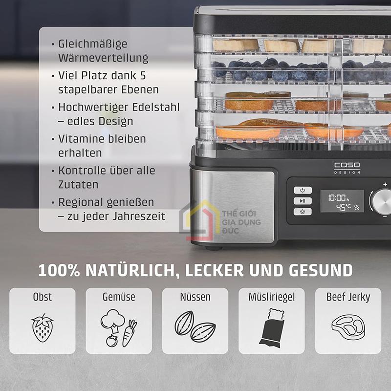 may-say-hoa-qua-caso-dh-450 (4) Máy sấy hoa quả CASO DH 450