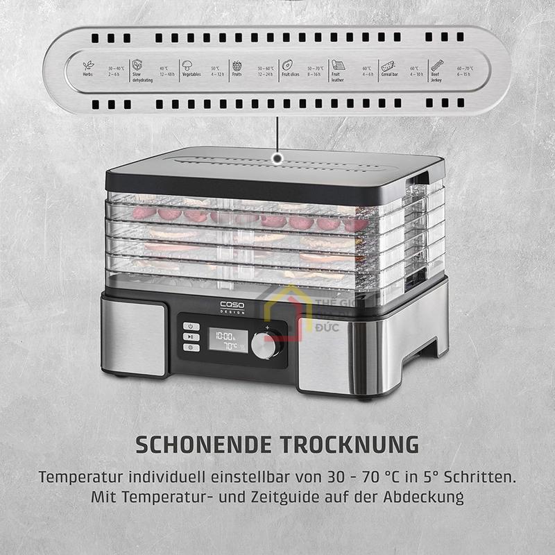 may-say-hoa-qua-caso-dh-450 (6) Máy sấy hoa quả CASO DH 450