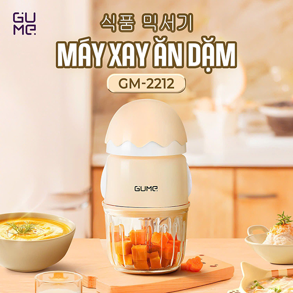 Máy xay ăn dặm, xay tỏi ớt GUME GM-2212