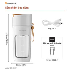 Máy xay sinh tố mini Lumias 340ml