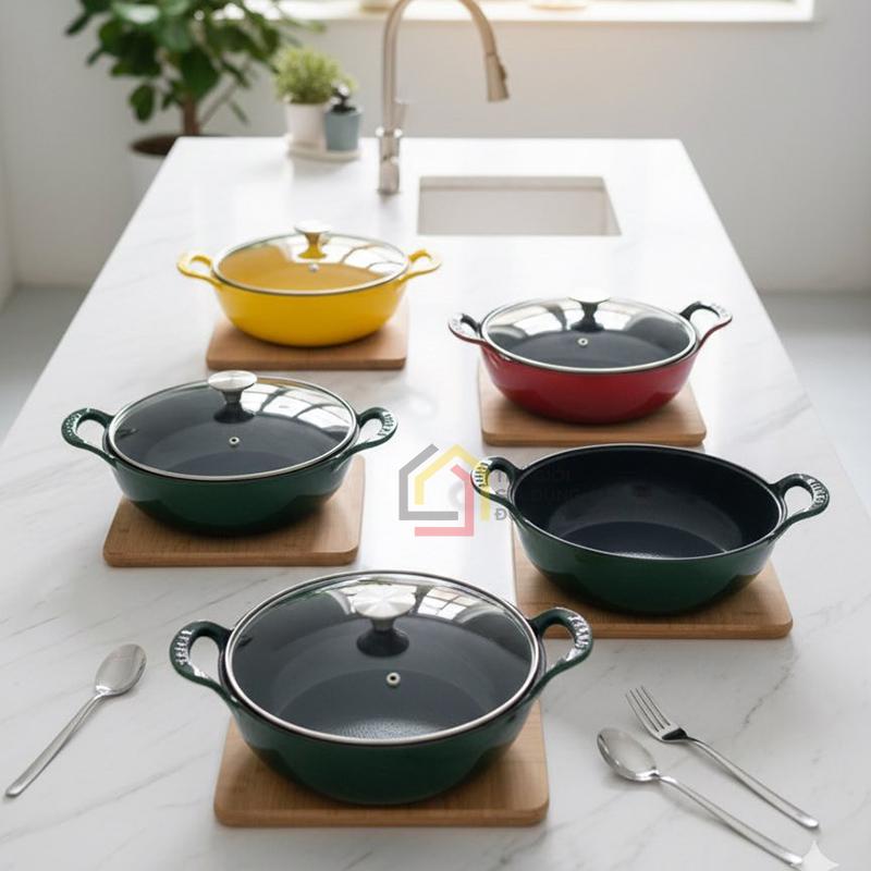 noi-chao-gang-gkoch-24cm (8) Nồi chảo gang GKÖCH 24cm