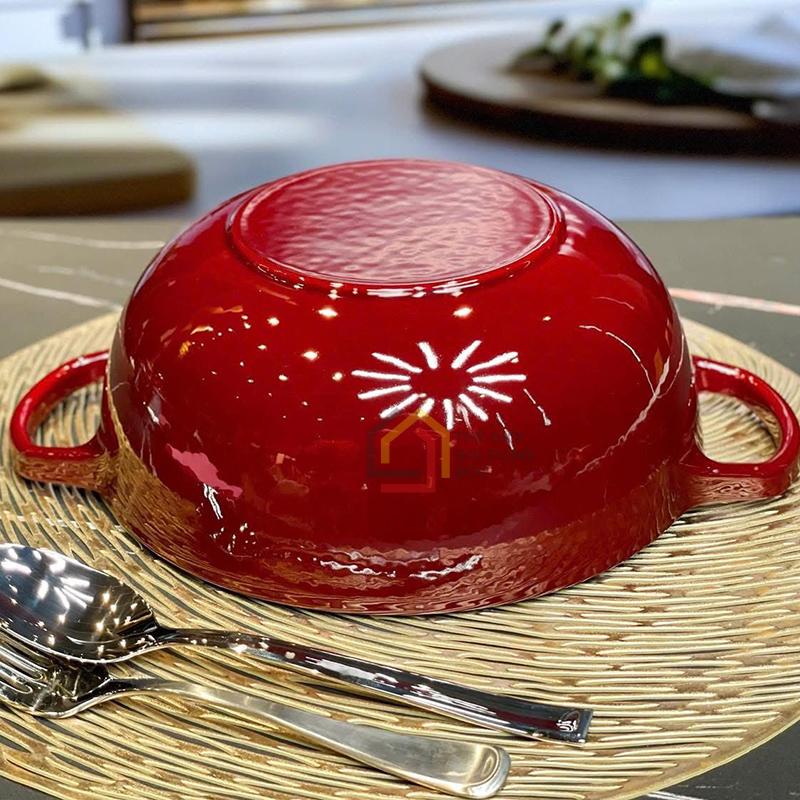 noi-chao-gang-happiness-23cm-day-hoa-phien-ban-limited (3) Nồi chảo gang Happiness 23cm dây hoa - phiên bản Limited