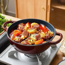 Nồi chảo gang Happiness 23cm dây hoa - phiên bản Limited