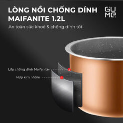 Nồi cơm điện Gume GM-RC13 1,2L