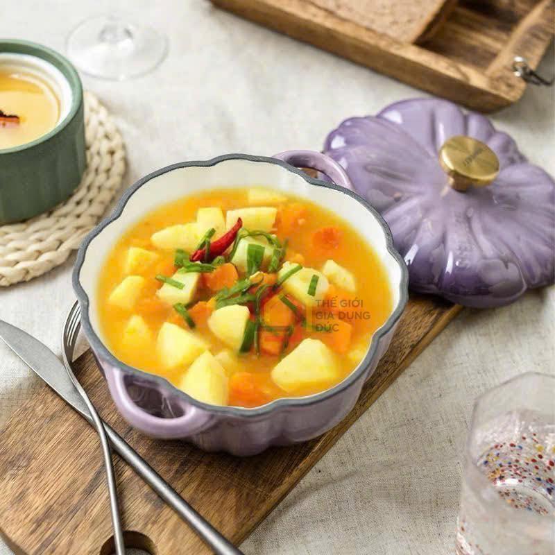 noi-gang-bi-happiness-20cm-185l (3) Nồi gang bí Happiness 20cm 1,85L