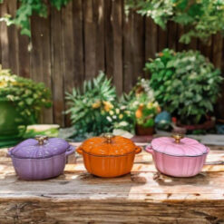 Nồi gang bí Happiness Wok Baby 1,5L