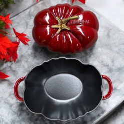 Nồi gang cà chua phủ men gốm 26cm