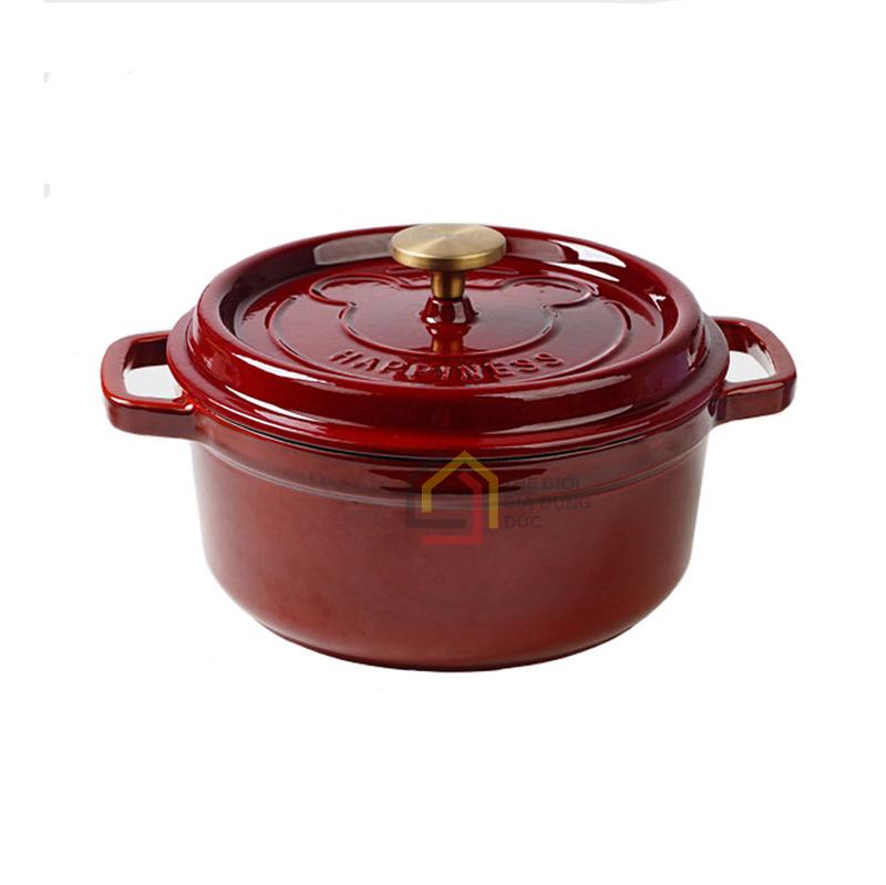 noi-gang-happiness-24cm-limited (1) Nồi gang Happiness 24cm Limited