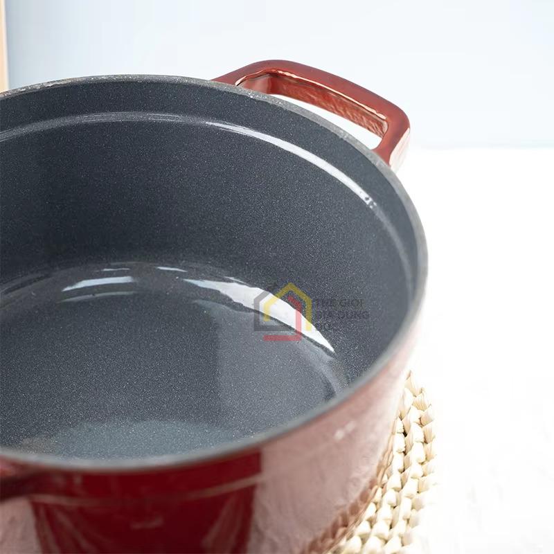 noi-gang-happiness-24cm-limited (3) Nồi gang Happiness 24cm Limited