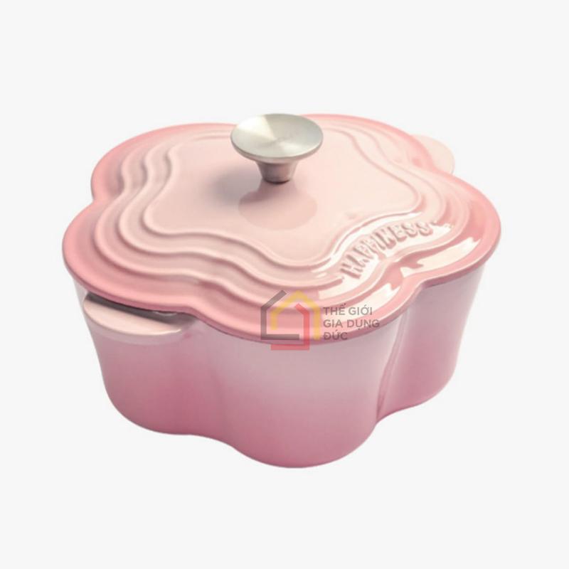 noi-gang-hoa-happiness-20cm-26l Nồi gang hoa Happiness 20cm 2,6L