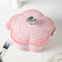 Nồi gang hoa Happiness 20cm 2,6L