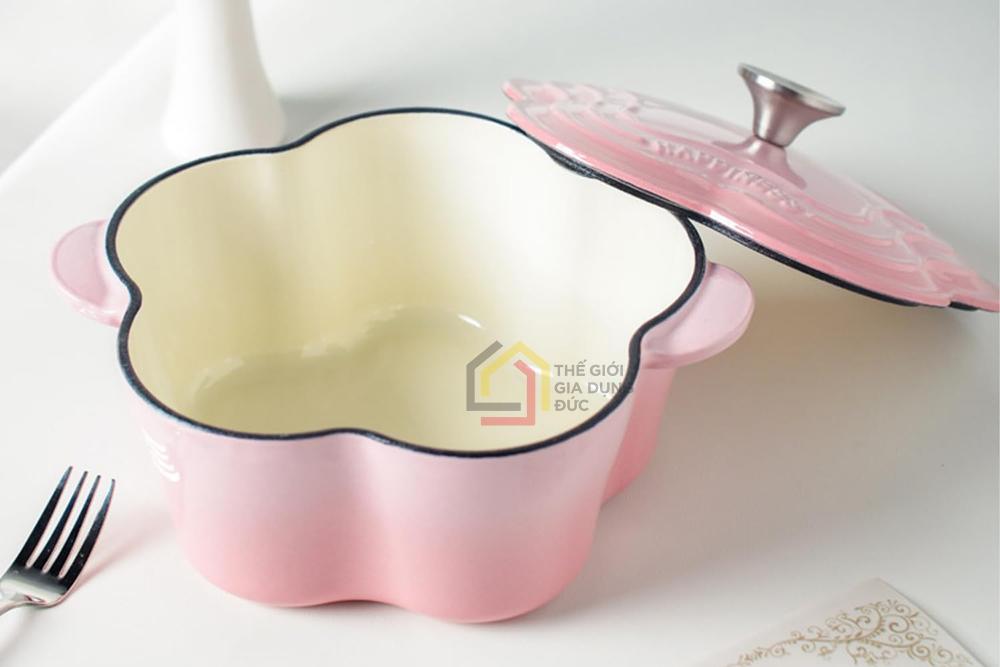 Nồi gang hoa Happiness 20cm 2,6L