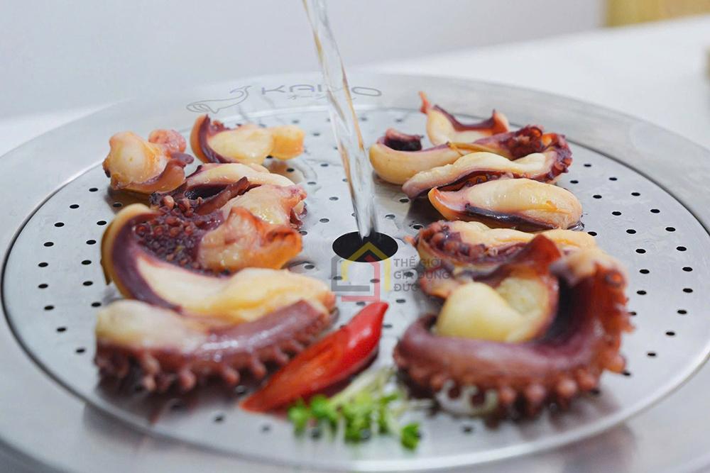 Nồi lẩu, hấp đa năng Kaiyo 3 chi tiết