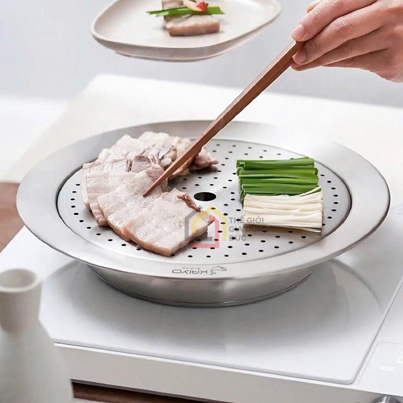 noi-lau-hap-da-nang-kaiyo-3-chi-tiet (3) Nồi lẩu, hấp đa năng Kaiyo 3 chi tiết