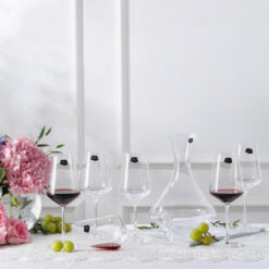 Set 6 ly kèm 1 bình thở Bohemia Sandra