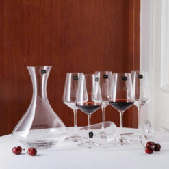 Set 6 ly kèm 1 bình thở Bohemia Sandra