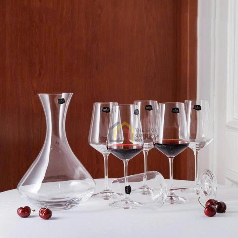 set-6-ly-kem-1-binh-tho-bohemia-sandra (5) Set 6 ly kèm 1 bình thở Bohemia Sandra