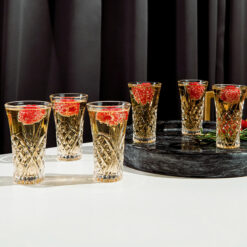 Set 6 ly shot pha lê Killarney Crystal 59ml (80010)