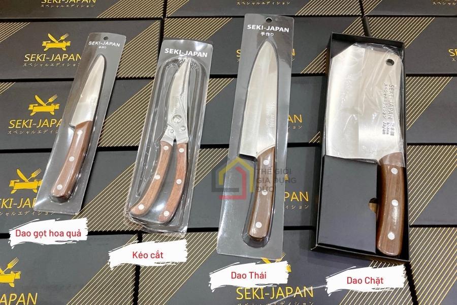 Set dao kéo Seki 4 món của Nhật