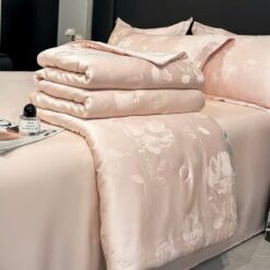 Bộ chăn ga gối Tencel Jacquard cao cấp 2025 - 4 món