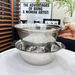 Bộ rổ chậu inox Chockmen