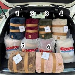 Chăn lông thỏ Úc UGG Size lớn 234x249cm 2,2kg