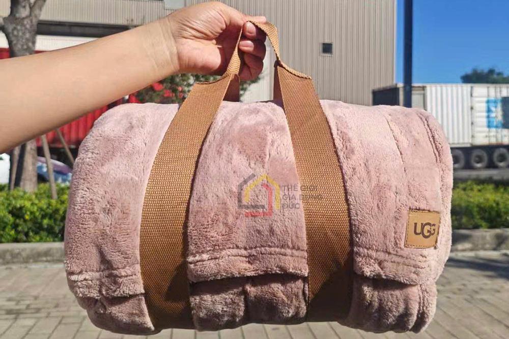 Chăn lông thỏ Úc UGG Size lớn 234x249cm 2,2kg