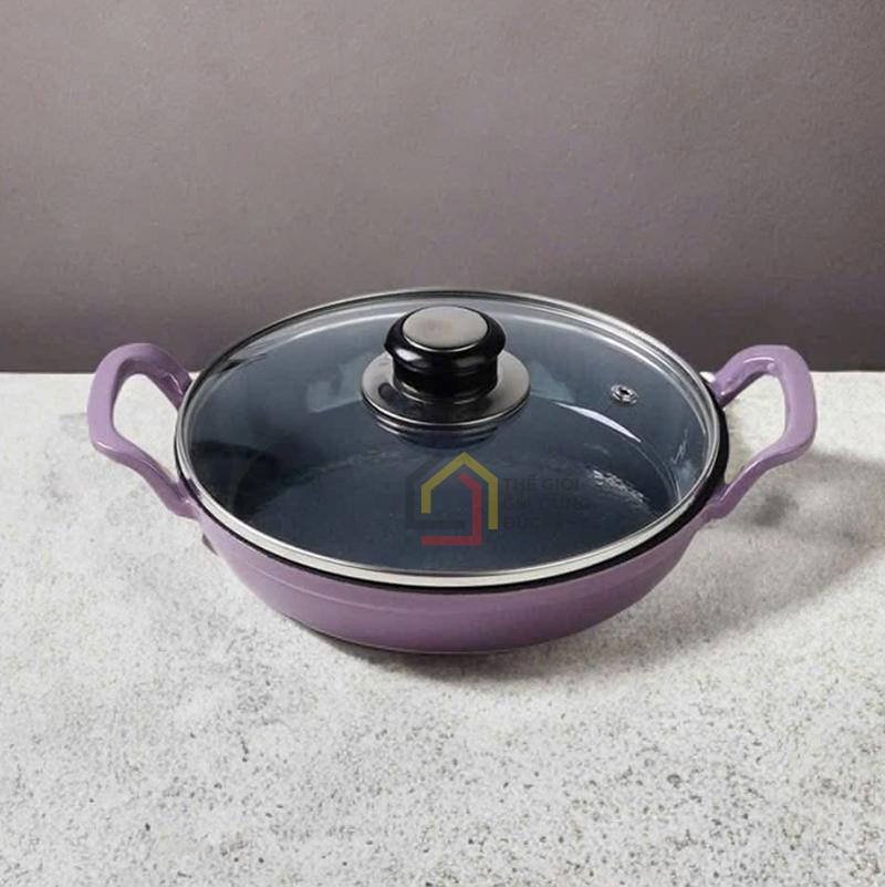 chao-gang-2-quai-kem-nap-kinh-happiness-20cm (15) Chảo gang 2 quai kèm nắp kính Happiness 20cm