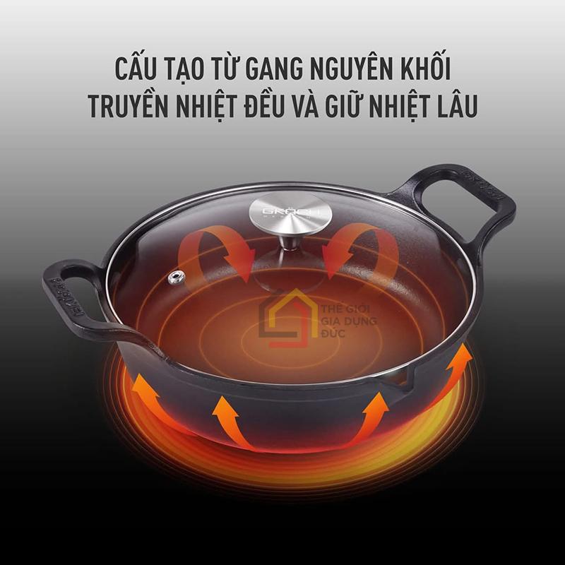 chao-gang-mo-qua-gkoch-24cm2 Chảo gang mỏ quạ GKÖCH 24cm nắp kính