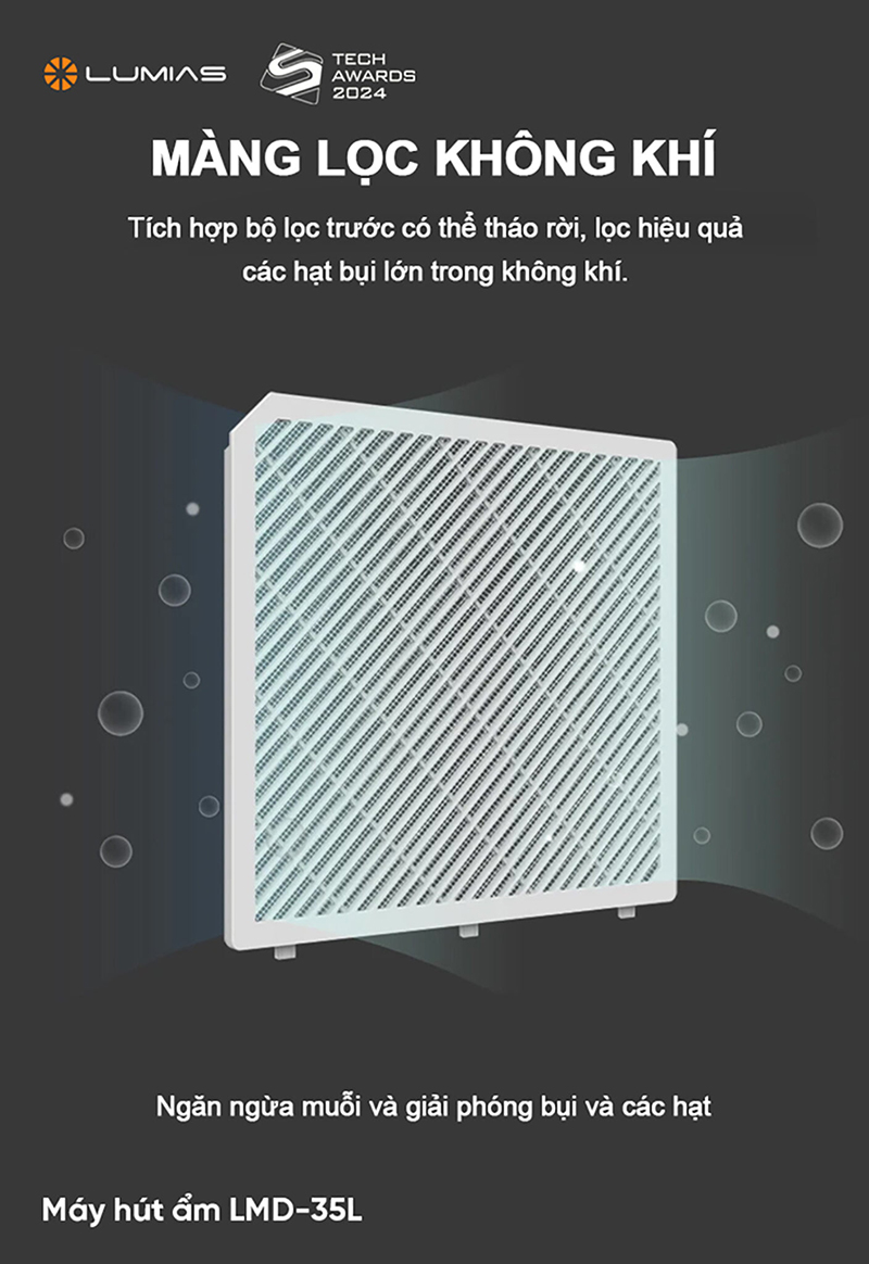 Máy hút ẩm Lumias LMD-35L