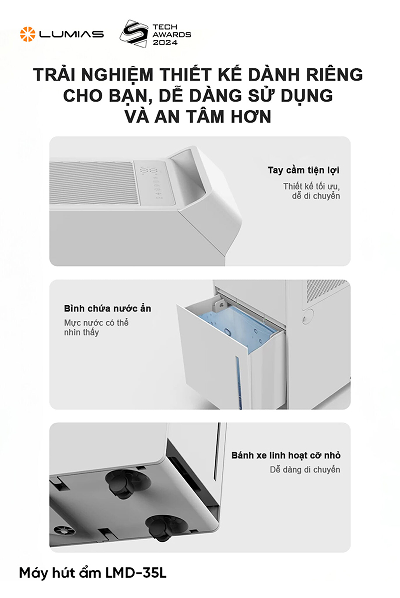 Máy hút ẩm Lumias LMD-35L