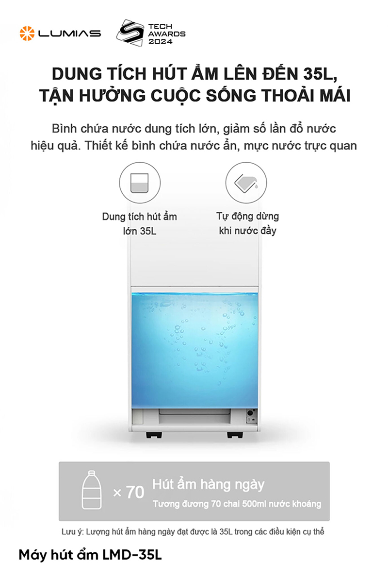 Máy hút ẩm Lumias LMD-35L