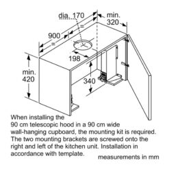 Máy hút mùi Bosch DFS097K51 Series 8