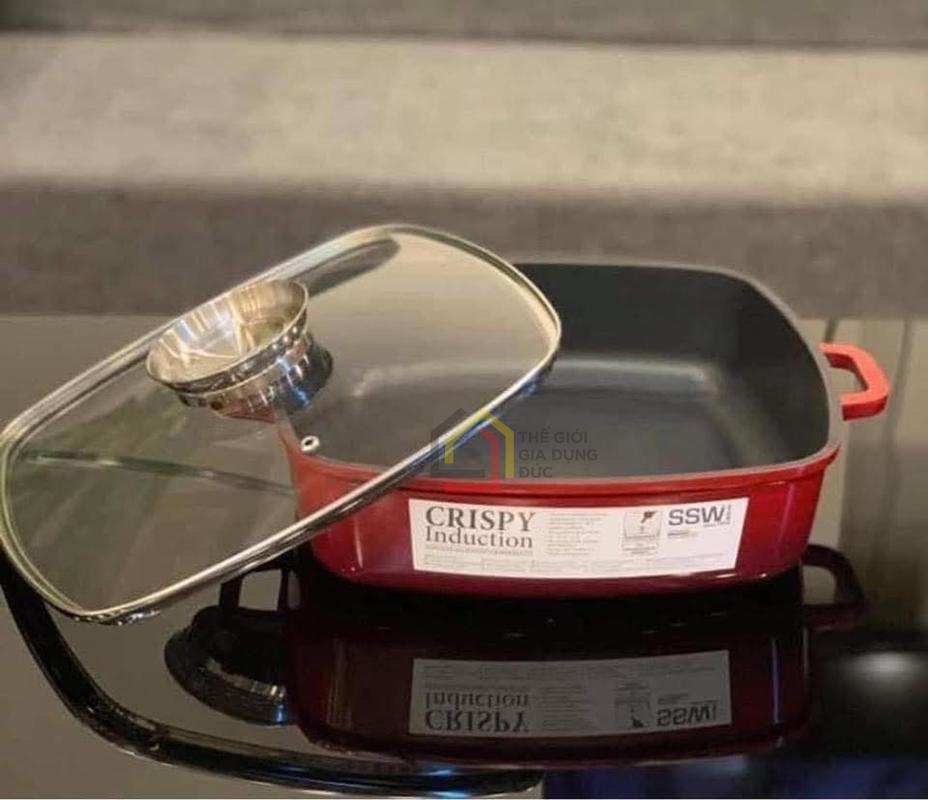 noi-chao-vuong-ssw-berlin-crispy-28x28cm (11) Nồi chảo vuông SSW Berlin Crispy 28x28cm