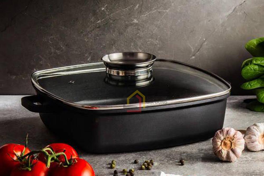 Nồi chảo vuông SSW Berlin Crispy 28x28cm