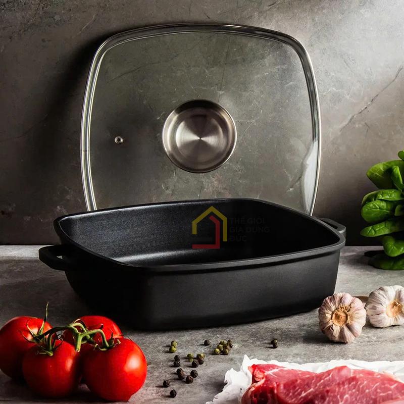 noi-chao-vuong-ssw-berlin-crispy-28x28cm (7) Nồi chảo vuông SSW Berlin Crispy 28x28cm