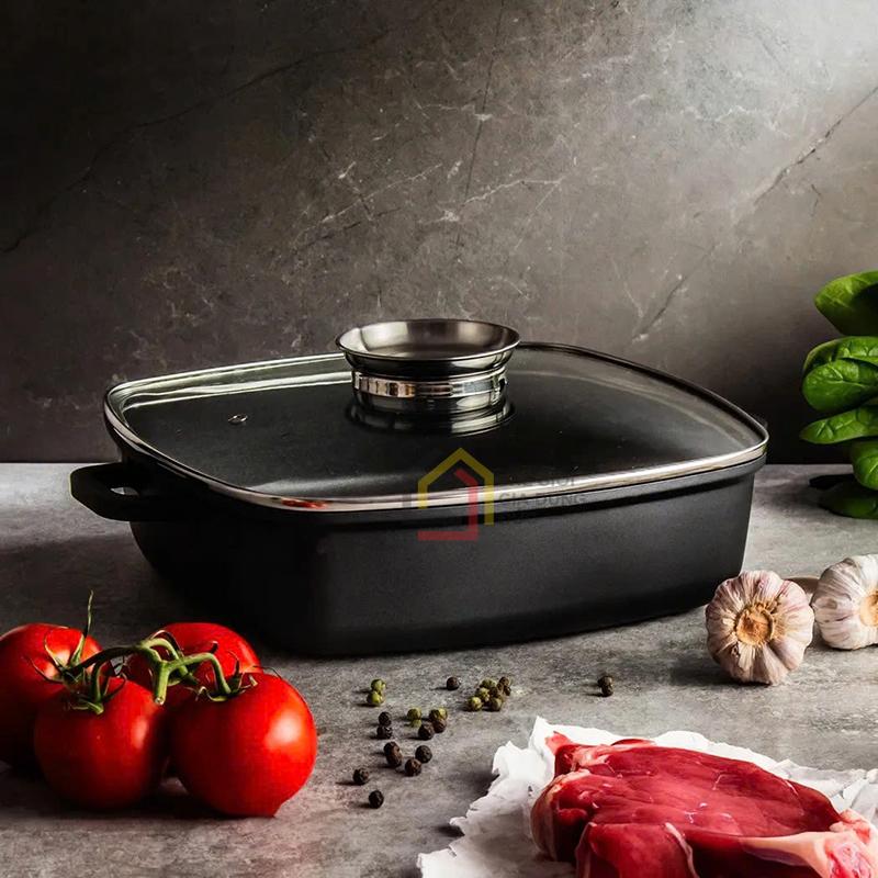 noi-chao-vuong-ssw-berlin-crispy-28x28cm (9) Nồi chảo vuông SSW Berlin Crispy 28x28cm