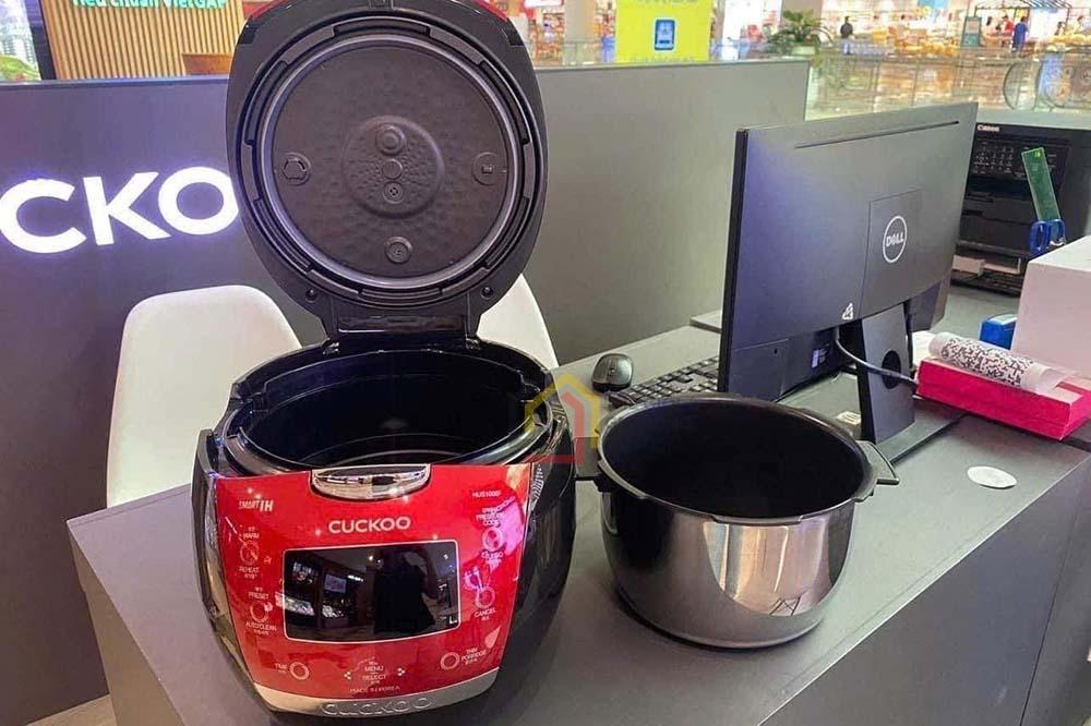 Nồi cơm điện cao tần áp suất CUCKOO CRP-HUS1000F 1.8L đỏ
