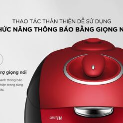 Nồi cơm điện cao tần áp suất CUCKOO CRP-HUS1000F 1.8L đỏ