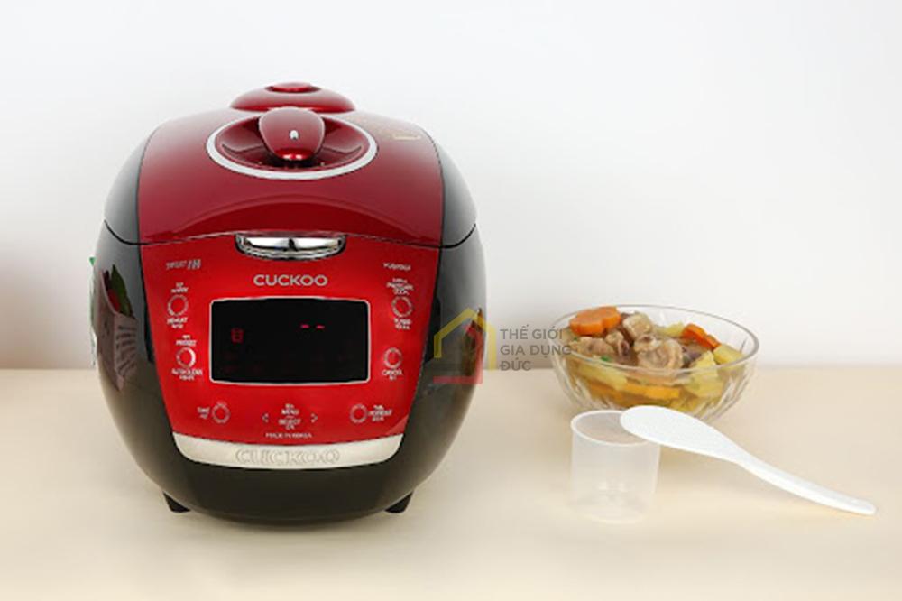 Nồi cơm điện cao tần áp suất CUCKOO CRP-HUS1000F 1.8L đỏ