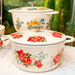 Nồi gang cánh hoa The Pioneer Woman size 25cm