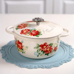 Nồi gang cánh hoa The Pioneer Woman size 25cm